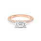 10K Rose Gold Lab Grown Diamond Rings R60445EM-2