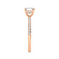 10K Rose Gold Lab Grown Diamond Rings R60445EM-2