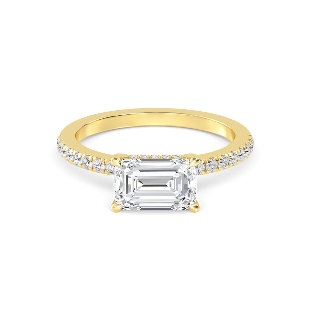 10K Yellow Gold Lab Grown Diamond Rings R60445EM-2