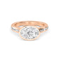 10K Rose Gold Lab Grown Diamond RingsR60470OV-3