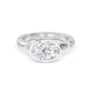 10K White Gold Lab Grown Diamond RingsR60470OV-3