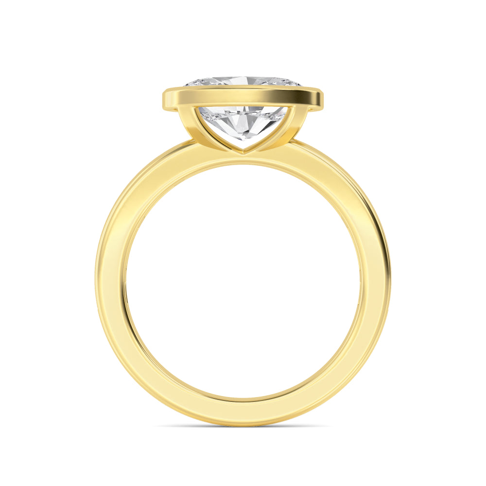 10K Yellow Gold Lab Grown Diamond RingsR60470OV-3
