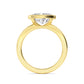 10K Yellow Gold Lab Grown Diamond RingsR60470OV-3