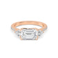 10K Rose Gold Lab Grown Diamond Rings R60471EM-3