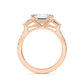 10K Rose Gold Lab Grown Diamond Rings R60471EM-3