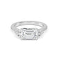 10K White Gold Lab Grown Diamond Rings R60471EM-3
