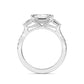 10K White Gold Lab Grown Diamond Rings R60471EM-3