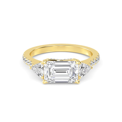 10K Yellow Gold Lab Grown Diamond Rings R60471EM-3