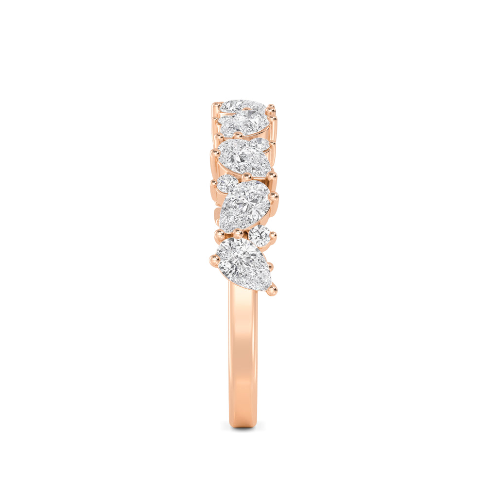 9k Rose Gold Lab Grown Diamond Bands R60527-1