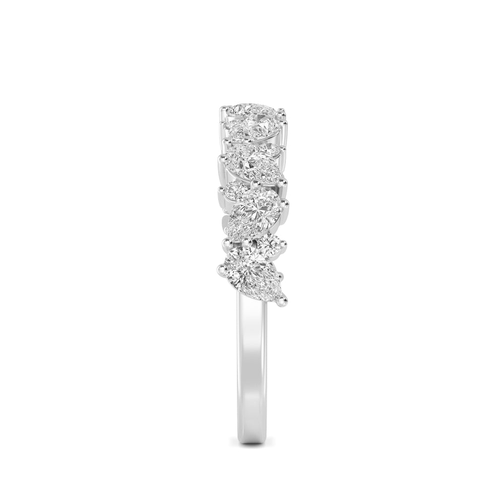 9k White Gold Lab Grown Diamond Bands R60527-1