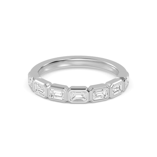 9k White Gold Lab Grown Diamond Ring0.75 ctw R60538EM-0.75CT