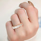9K Rose Gold Lab Grown Diamond WEDDING BANDS 1.74 ctw R60539EM-1.88CT