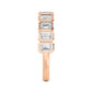 9K Rose Gold Lab Grown Diamond WEDDING BANDS 1.74 ctw R60539EM-1.88CT