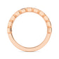 9K Rose Gold Lab Grown Diamond WEDDING BANDS 1.74 ctw R60539EM-1.88CT