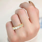 9K Yellow Gold Lab Grown Diamond WEDDING BANDS 1.74 ctw R60539EM-1.88CT
