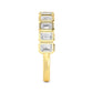 9K Yellow Gold Lab Grown Diamond WEDDING BANDS 1.74 ctw R60539EM-1.88CT