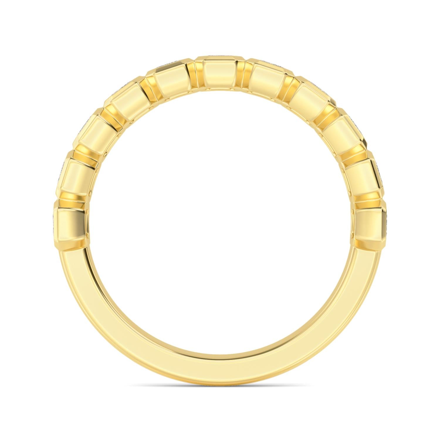 9K Yellow Gold Lab Grown Diamond WEDDING BANDS 1.74 ctw R60539EM-1.88CT