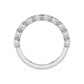 9K White Gold Lab Grown Diamond WEDDING BANDS 0.54 ctw R60539OV-0.50CT