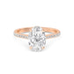 10K Rose Gold Lab Grown Diamond Solitaire Rings 2.00 ctw R60541OV-2