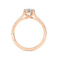 10K Rose Gold Lab Grown Diamond Solitaire Rings 2.00 ctw R60541OV-2