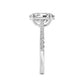 10K White Gold Lab Grown Diamond Solitaire Rings 2.00 ctw R60541OV-2