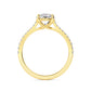 10K Yellow Gold Lab Grown Diamond Solitaire Rings 2.00 ctw R60541OV-2