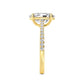 10K Yellow Gold Lab Grown Diamond Solitaire Rings 2.00 ctw R60541OV-2