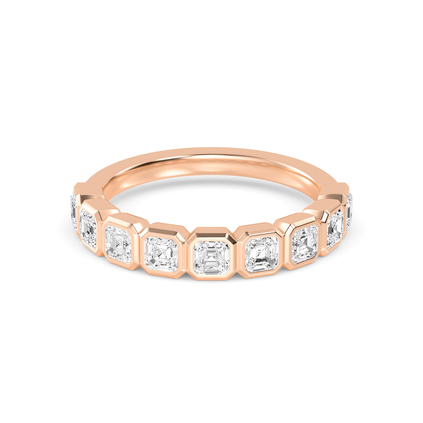 9k Rose Gold Lab Grown Diamond Ring1.50 ctw R60559ASS-1.50CT