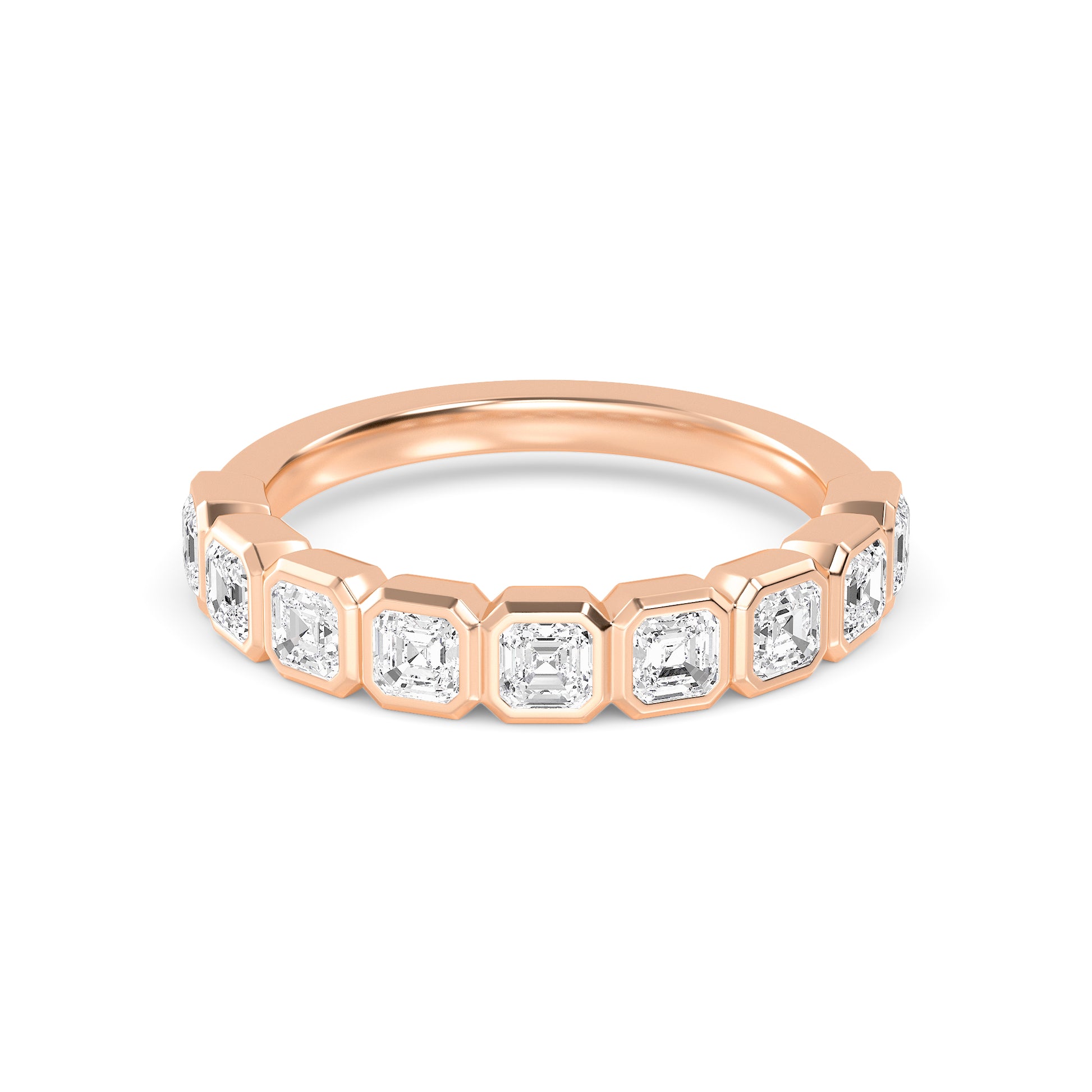 9k Rose Gold Lab Grown Diamond Ring1.50 ctw R60559ASS-1.50CT