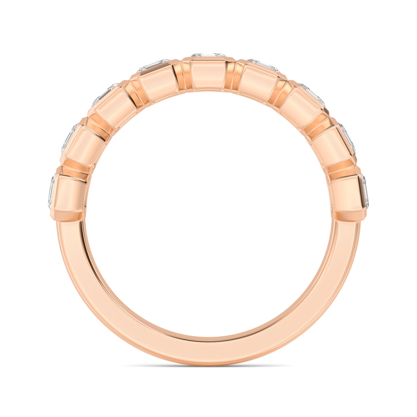 9k Rose Gold Lab Grown Diamond Ring1.50 ctw R60559ASS-1.50CT
