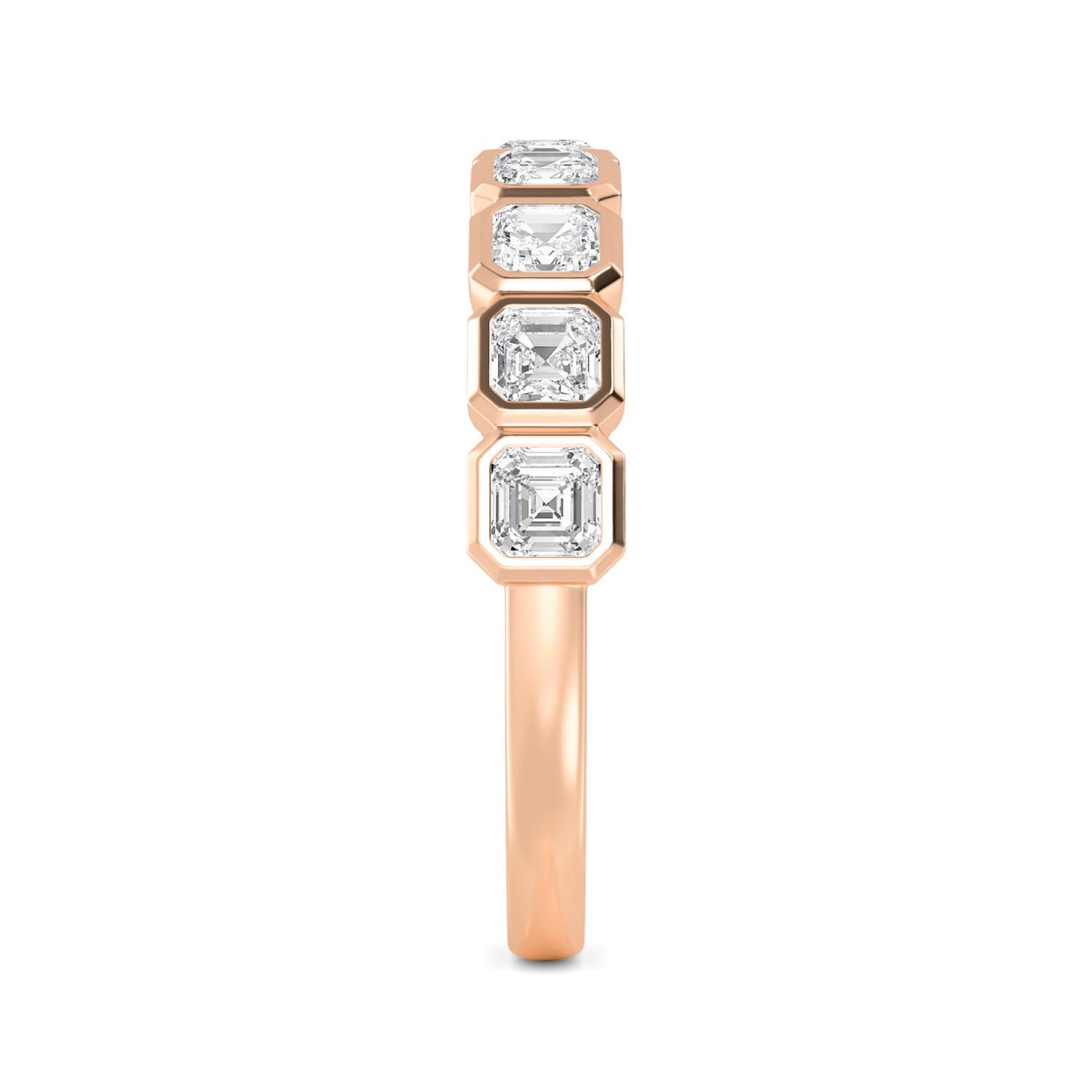 9K Rose Gold Lab Grown Diamond RING 2.24 ctw R60559ASS-2.25CT