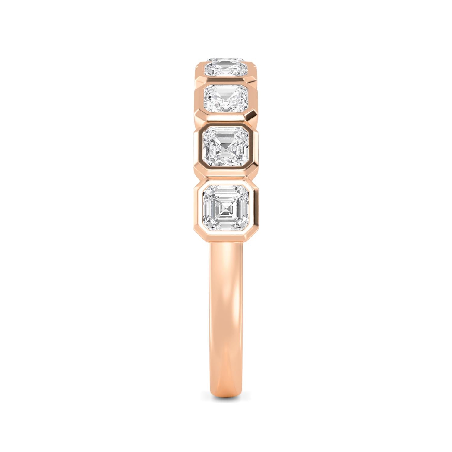 9K Rose Gold Lab Grown Diamond RING 2.24 ctw R60559ASS-2.25CT
