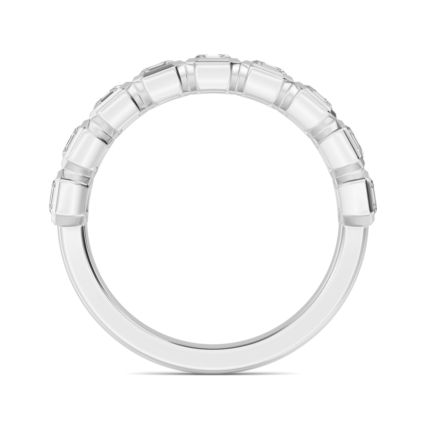9k White Gold Lab Grown Diamond Ring1.50 ctw R60559ASS-1.50CT