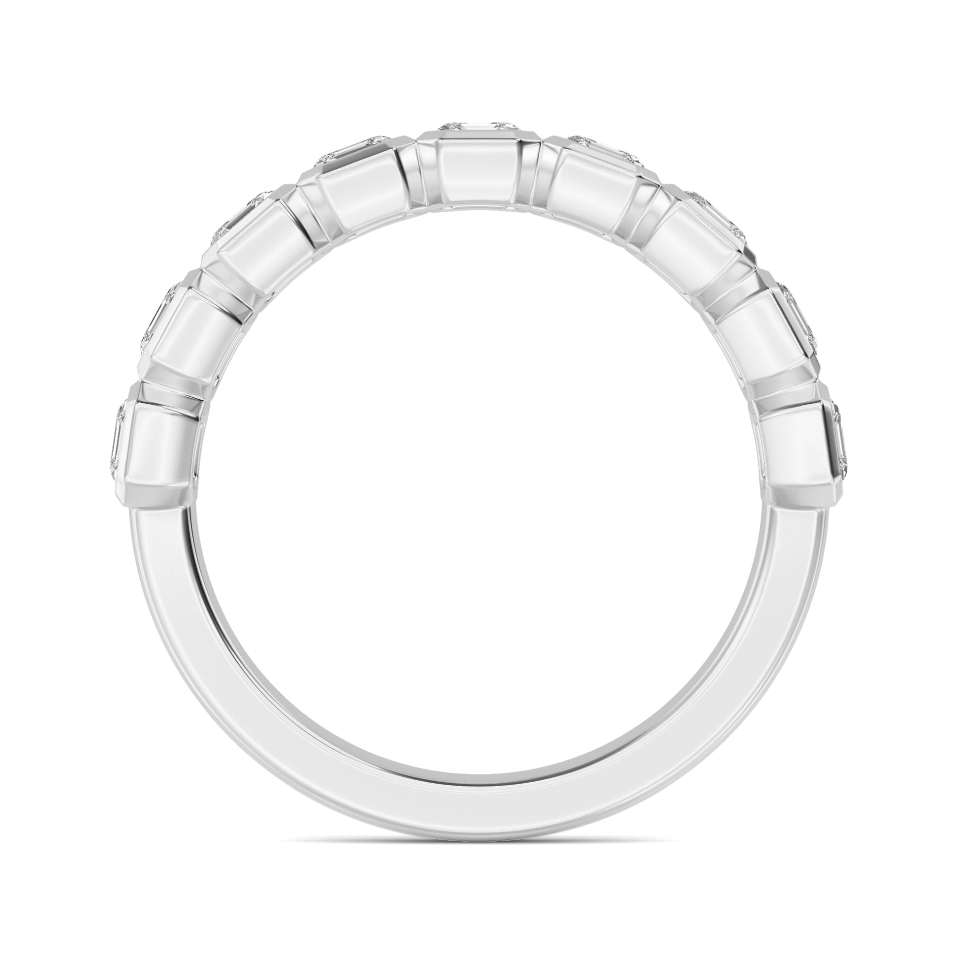 9k White Gold Lab Grown Diamond Ring1.50 ctw R60559ASS-1.50CT