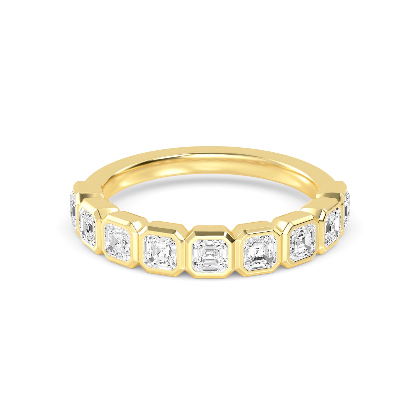 9K Yellow Gold Lab Grown Diamond Ring1.50 ctw R60559ASS-1.50CT