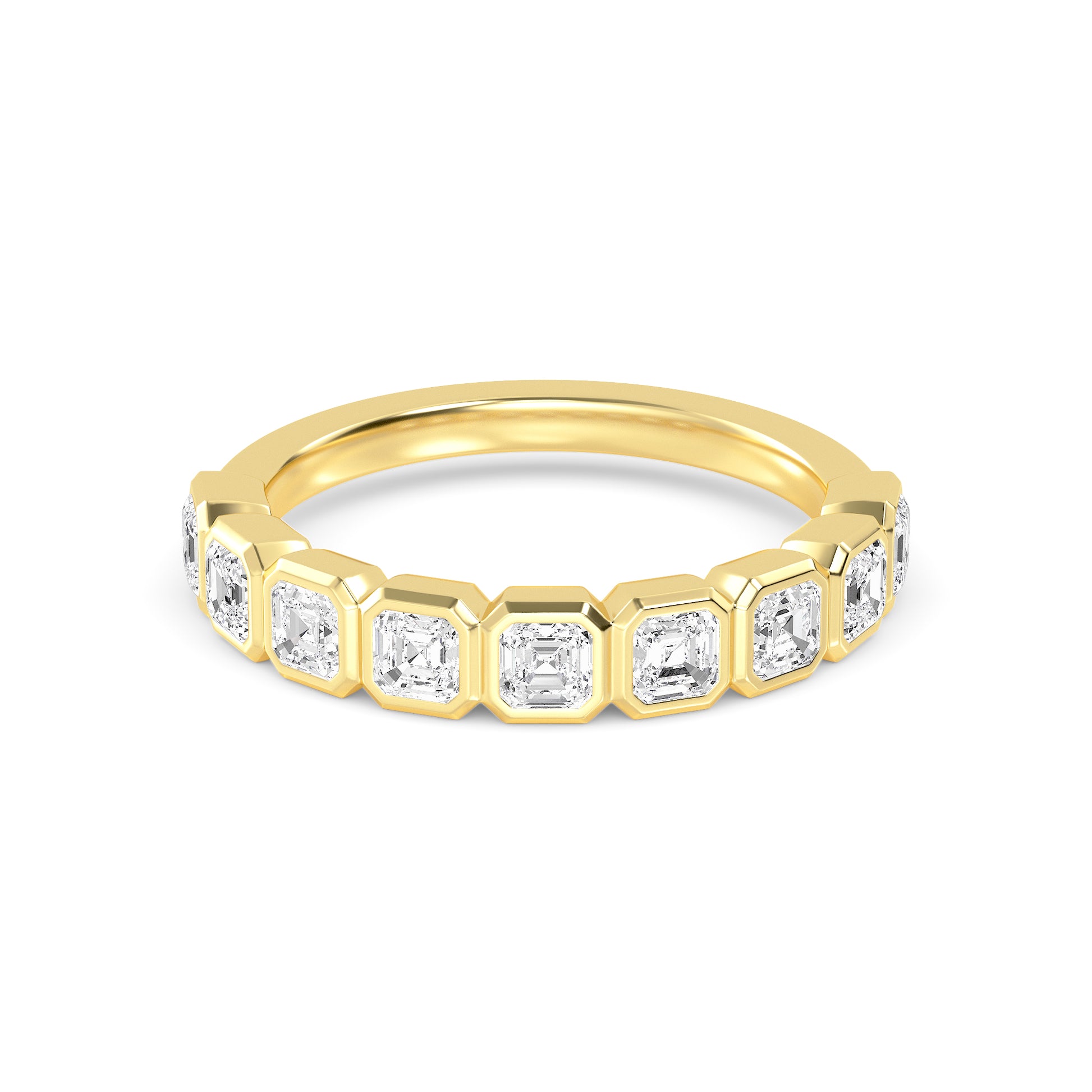 9K Yellow Gold Lab Grown Diamond Ring1.50 ctw R60559ASS-1.50CT