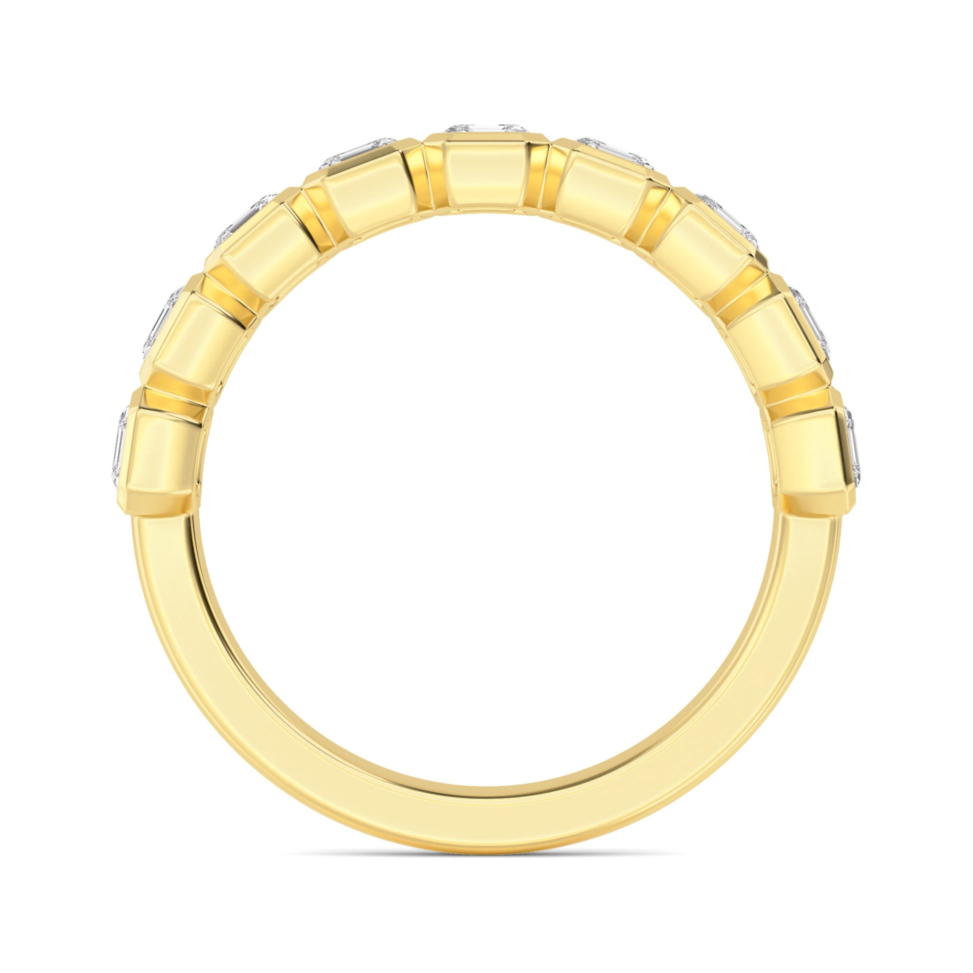 9K Yellow Gold Lab Grown Diamond Ring1.50 ctw R60559ASS-1.50CT