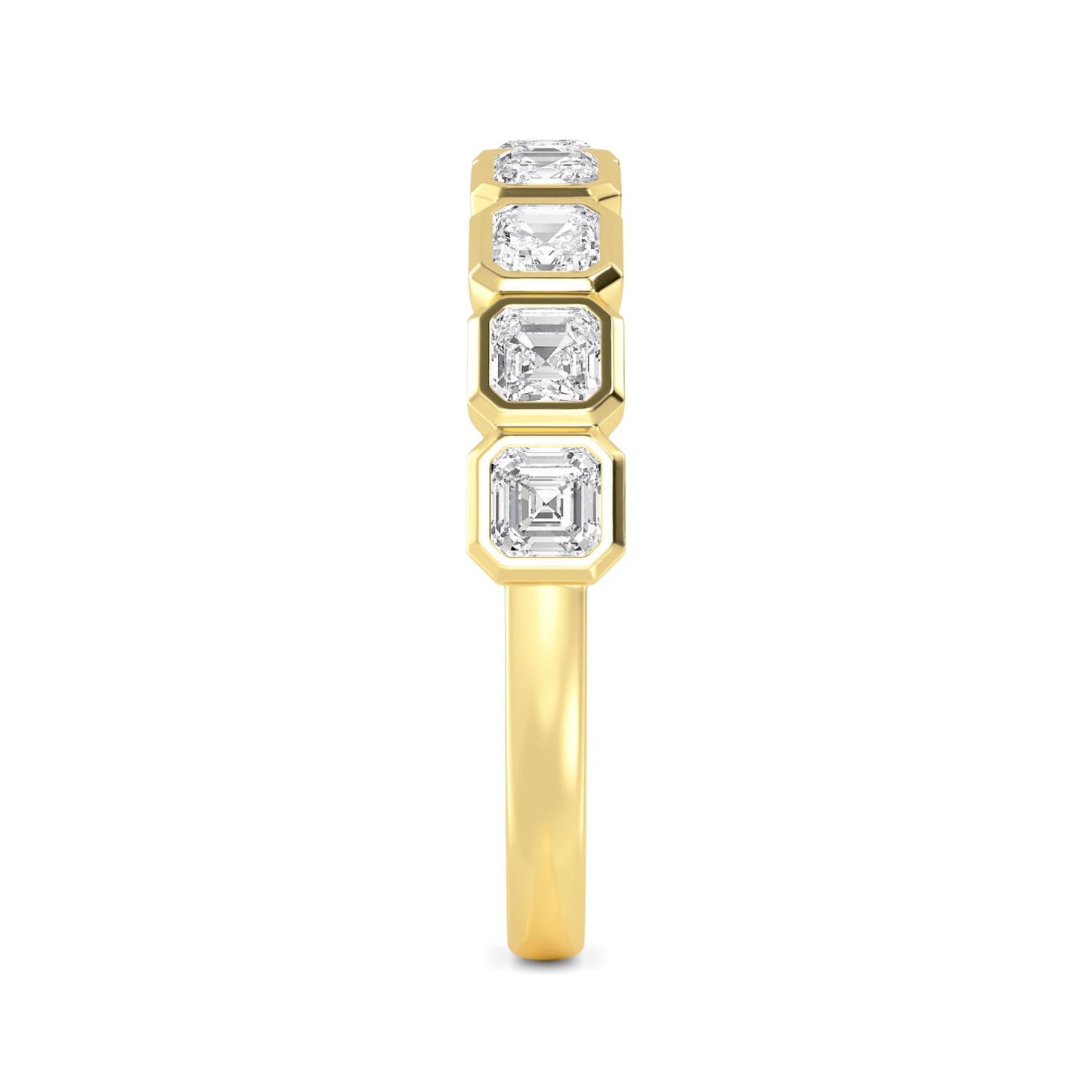 9K Yellow Gold Lab Grown Diamond RING 2.24 ctw R60559ASS-2.25CT