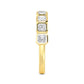 9K Yellow Gold Lab Grown Diamond RING 2.24 ctw R60559ASS-2.25CT