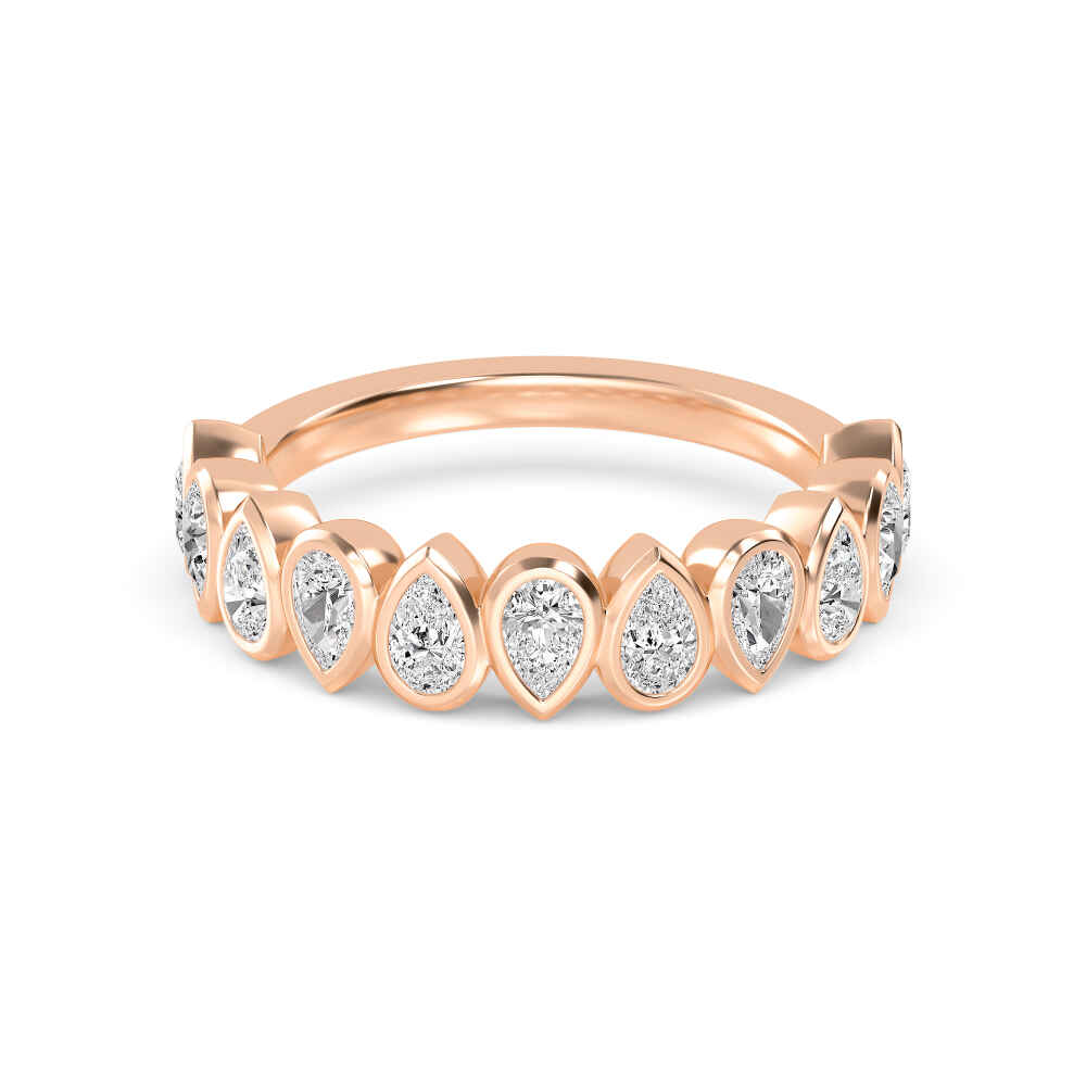 9k Rose Gold Lab Grown Diamond Ring1.10 ctw R60561PE-1.10CT