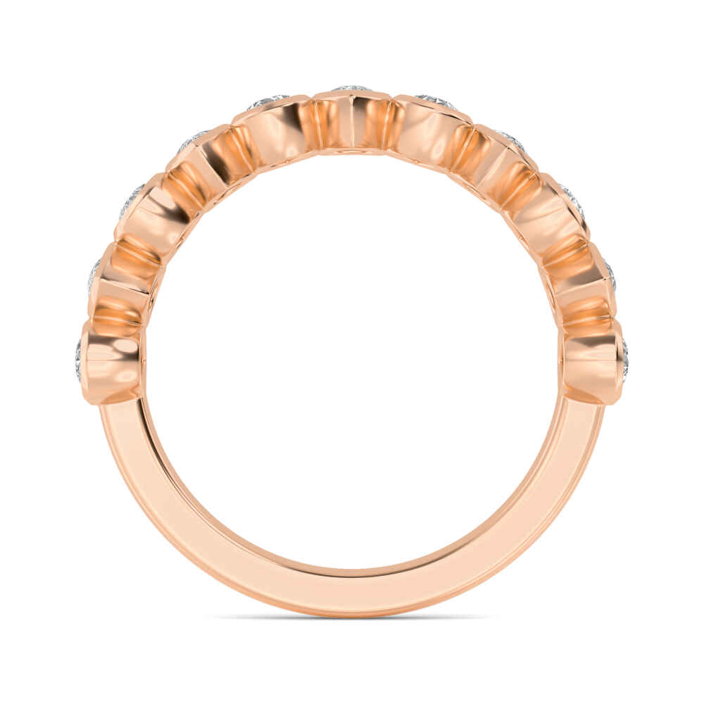 9k Rose Gold Lab Grown Diamond Ring1.10 ctw R60561PE-1.10CT