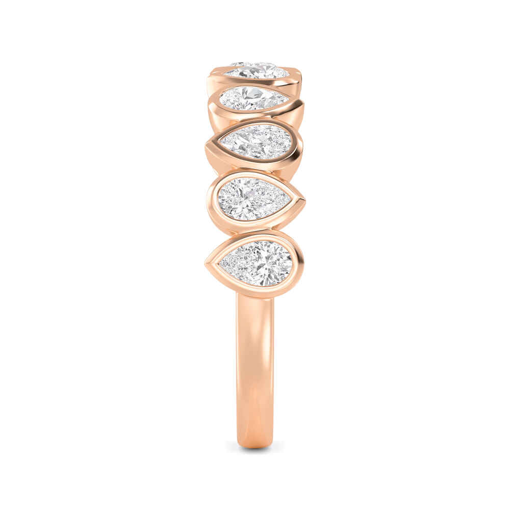 9k Rose Gold Lab Grown Diamond Ring1.10 ctw R60561PE-1.10CT