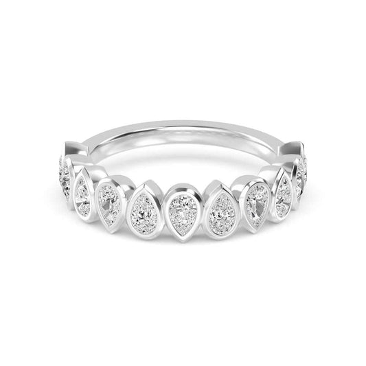 9k White Gold Lab Grown Diamond Ring1.10 ctw R60561PE-1.10CT