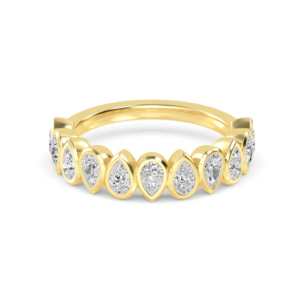 9K Yellow Gold Lab Grown Diamond Ring1.10 ctw R60561PE-1.10CT