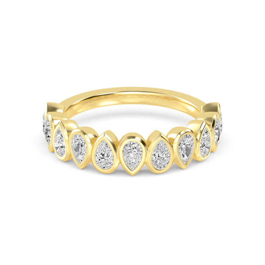 9K Yellow Gold Lab Grown Diamond Ring1.10 ctw R60561PE-1.10CT
