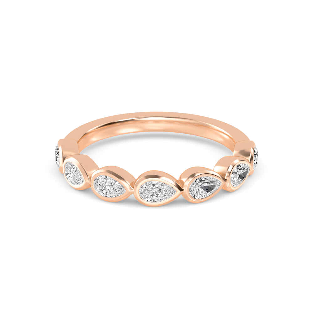 9k Rose Gold Lab Grown Diamond Ring1.10 ctw R60562PE-1.10CT