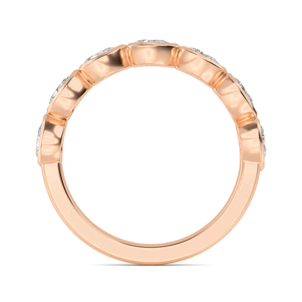 9k Rose Gold Lab Grown Diamond Ring1.10 ctw R60562PE-1.10CT