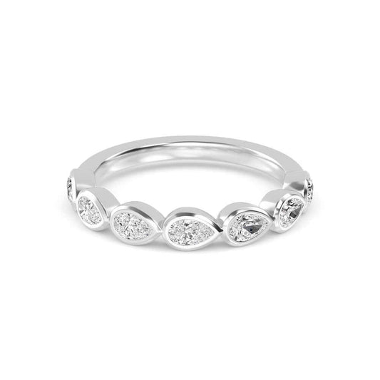 9k White Gold Lab Grown Diamond Ring1.10 ctw R60562PE-1.10CT