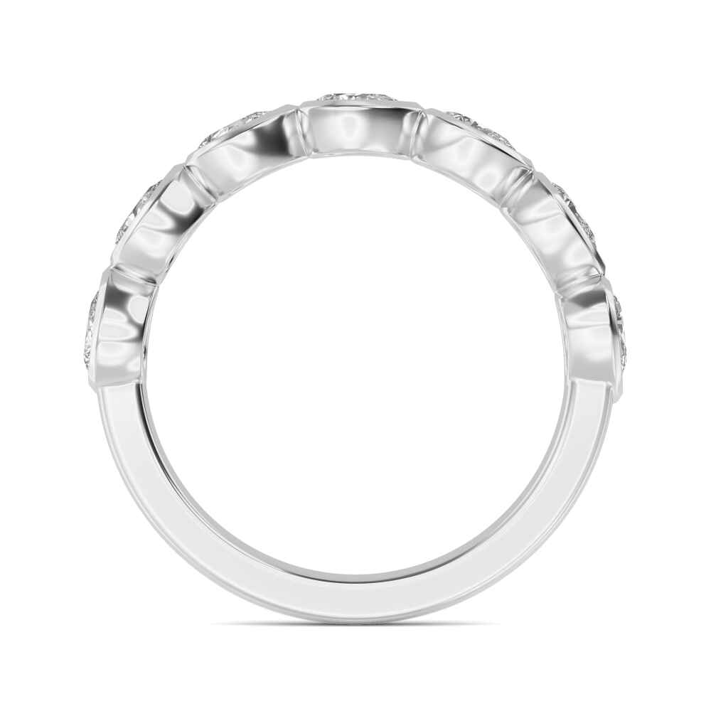9k White Gold Lab Grown Diamond Ring1.10 ctw R60562PE-1.10CT