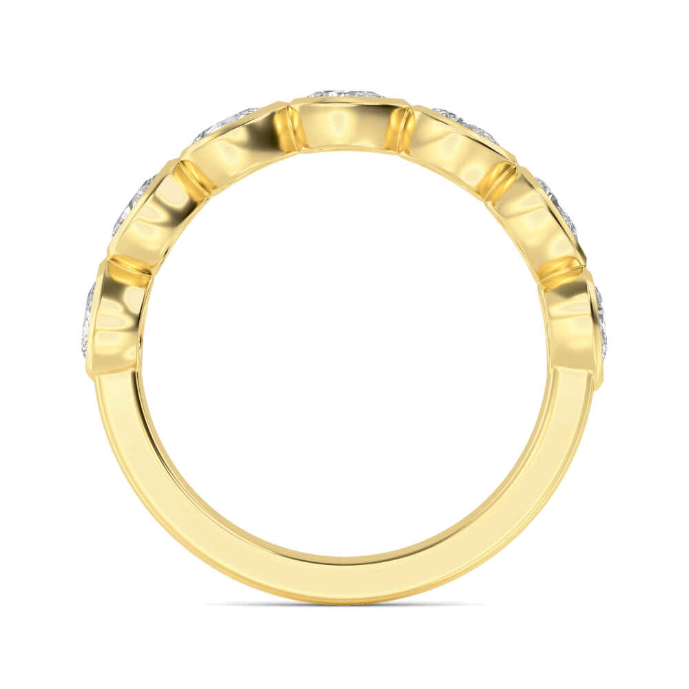 9K Yellow Gold Lab Grown Diamond Ring1.10 ctw R60562PE-1.10CT